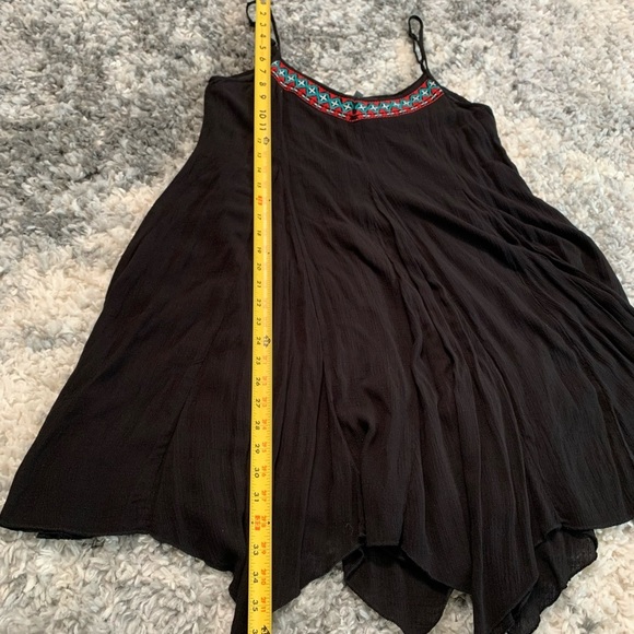 Lily Rose Black Spaghetti Strap Dress Size Medium - Picture 13 of 17